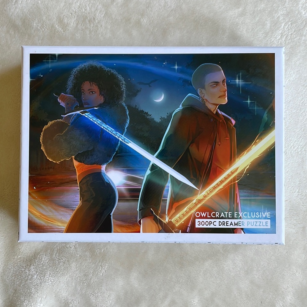 Puzzle inspired by Call Down the Hawk by Maggie Stiefvater from Owlcrate